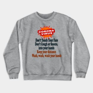 Corona Virus Covid_19 Crewneck Sweatshirt